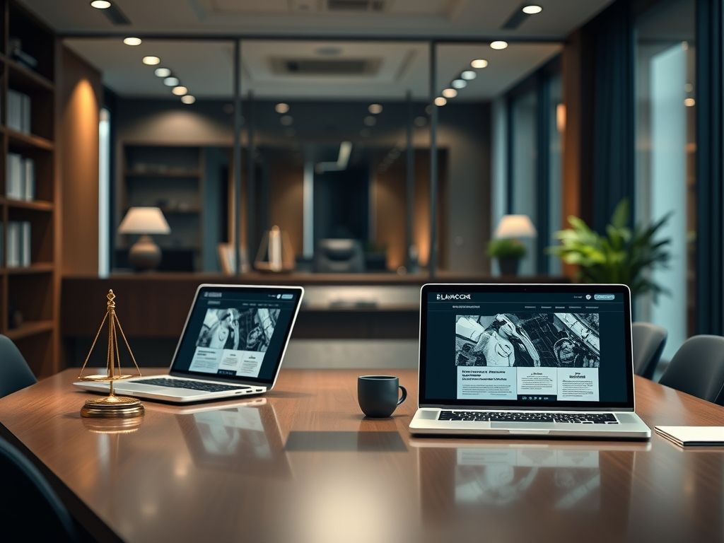 Criação de sites para Advogados