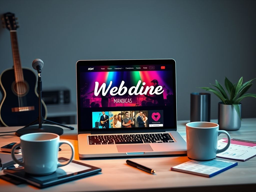 Criação de sites para Bandas de Casamento