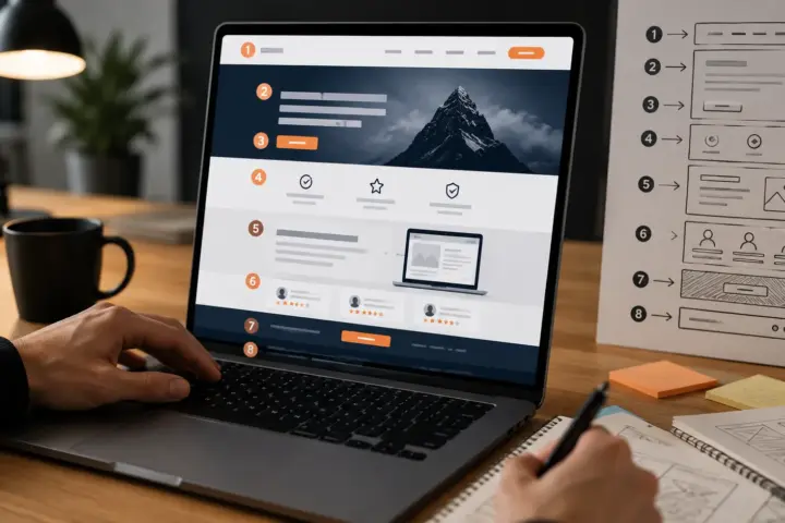 Landing Page Que Converte: A Anatomia Perfeita em 8 Elementos